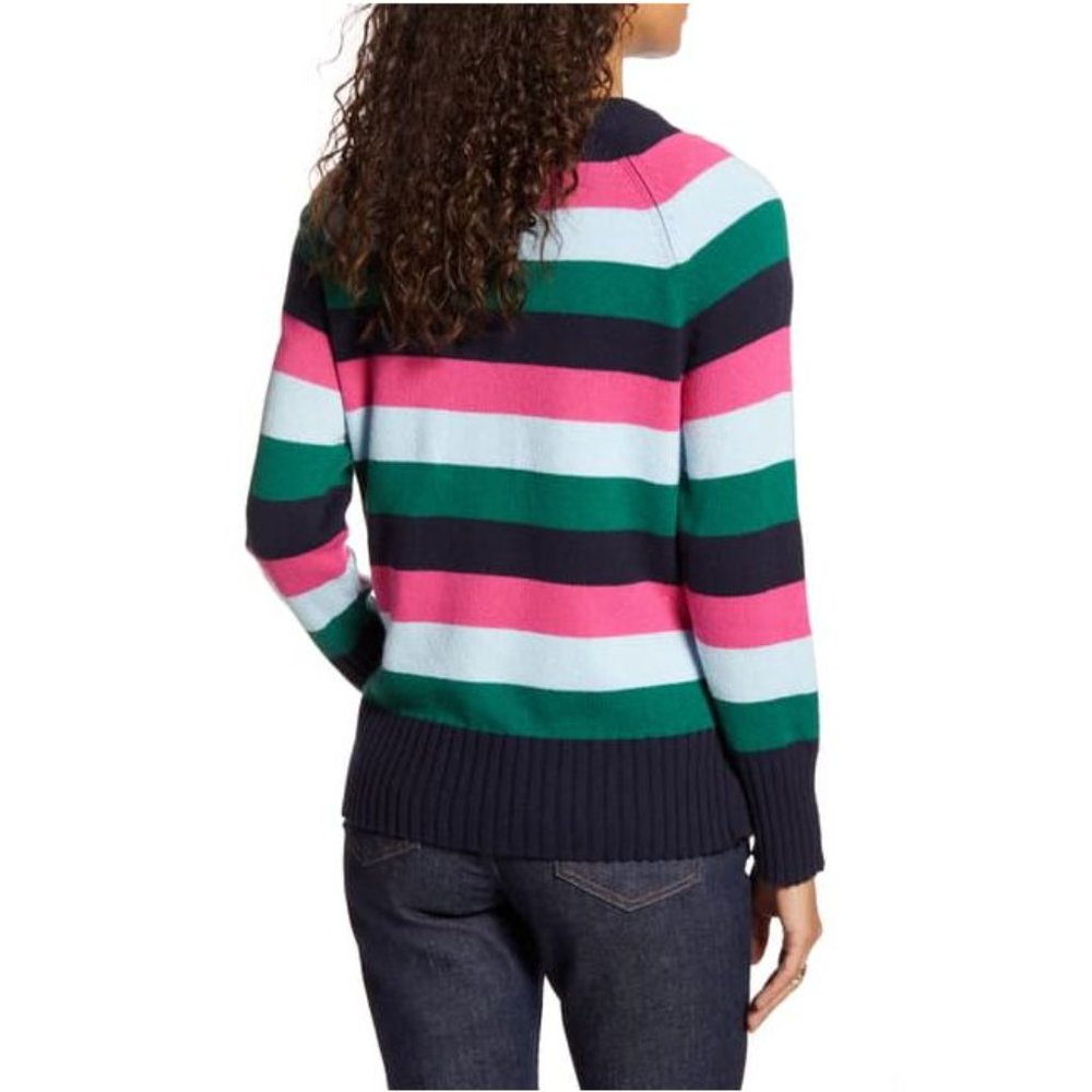 1901 Striped Side Button Pullover Sweater sz S NEW - Picture 12 of 15